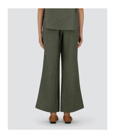 Herno Drawstring Trousers In Green