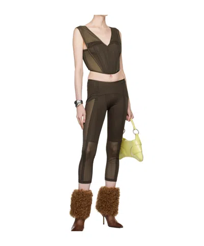 Knwls Brown Grace Bustier In Brown