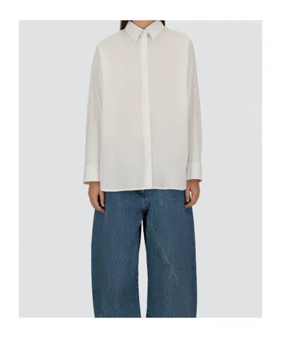 Herno Stylish Short Sleeve Button-up Shirt In White