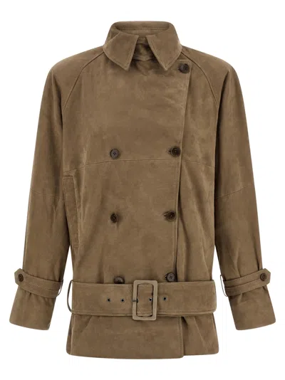 Rotate Birger Christensen Rotate Oversized Jacket In Brown