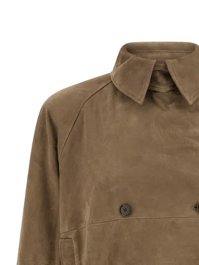 Rotate Birger Christensen Rotate Oversized Jacket In Brown