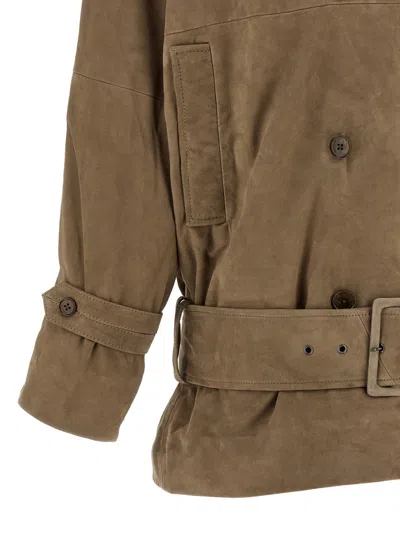 Rotate Birger Christensen Rotate Oversized Jacket In Brown