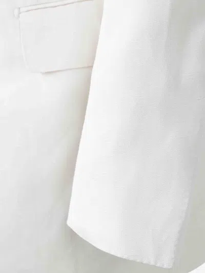 Tom Ford Single-breasted Blazer In White
