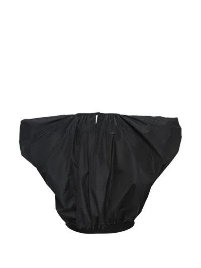 Msgm Logo-band Top In Black