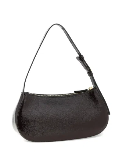 Mulberry Clovelly Shoulder Bag Adjustable Strap Design In Black