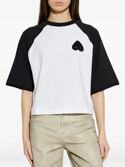 Moose Knuckles Logo-patch T-shirt In White