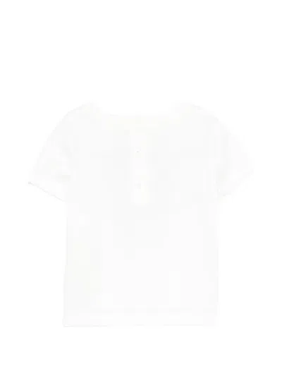 Fendi Logo-print Ff T-shirt In White