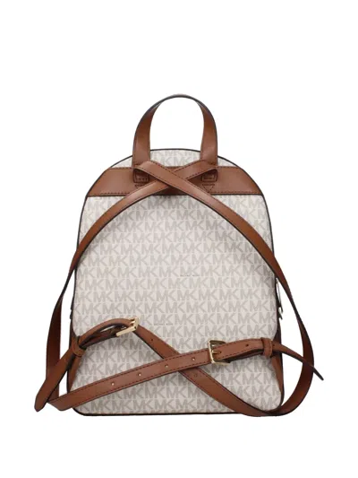 Michael Kors Medium Jaycee Backpack In Neutral