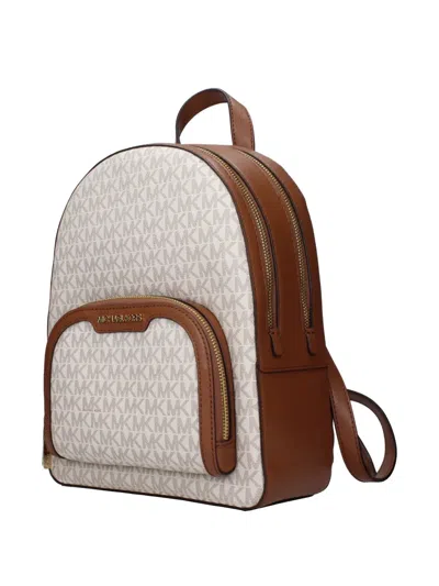 Michael Kors Medium Jaycee Backpack In Neutral