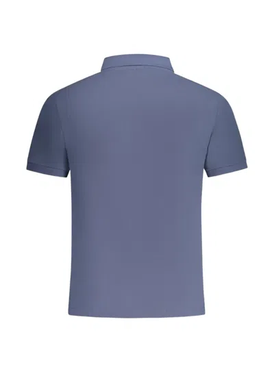 North Sails Logo-patch Polo Shirt In Blue