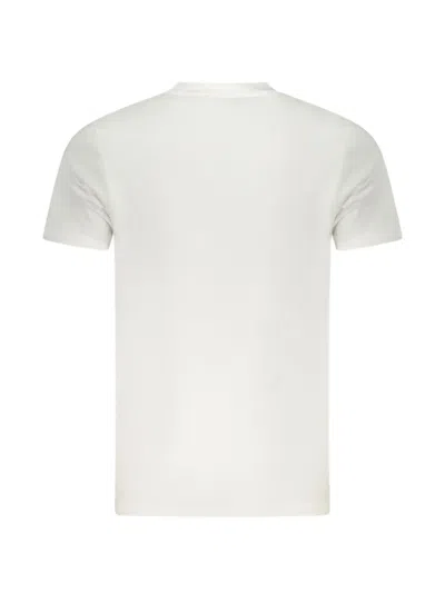 Cavalli Class Logo-embroidered T-shirt In White