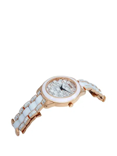 Adee Kaye Venice Crystal-embellished 41mm Watch In Gold