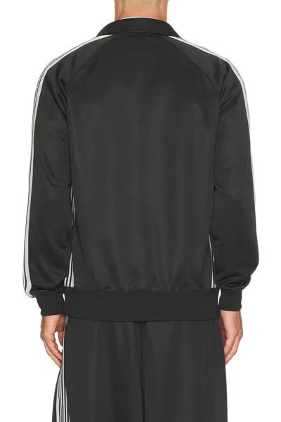 Needles Track Jacket Poly Smooth In Black