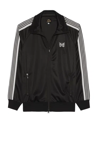 Needles Track Jacket Poly Smooth In Black