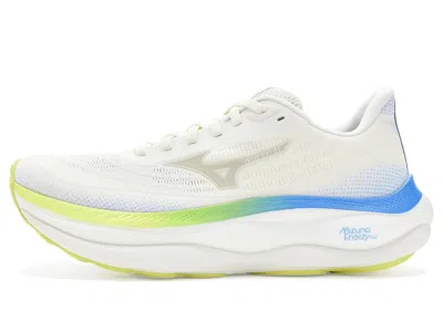 Mizuno Womens  Wave Sky 9 Wide In Snow White/silver Birch