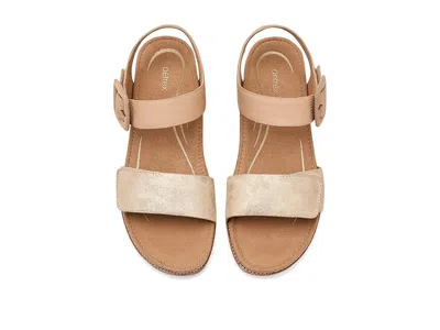 Aetrex Claire Adjustable Sandal In Multi