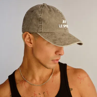 Le Specs Logo Cap In Gray