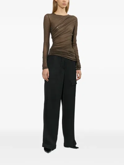 Helmut Lang Cargo Sweatpants In Black