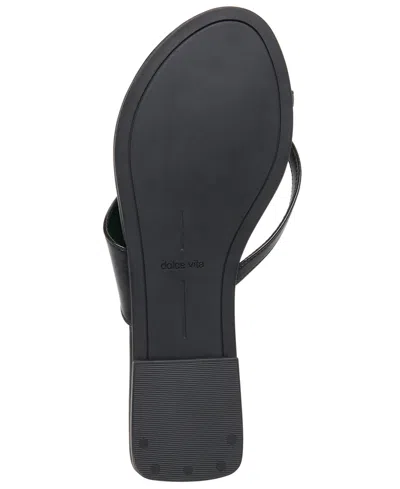 Dolce Vita Lenex Toe Loop Sandal In Black