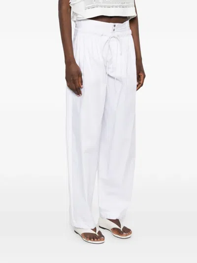 Aniye By Drawstring Trousers In White