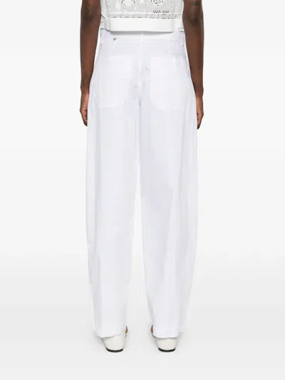 Aniye By Drawstring Trousers In White