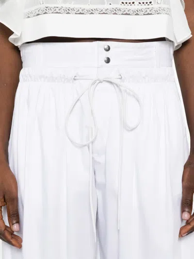 Aniye By Drawstring Trousers In White