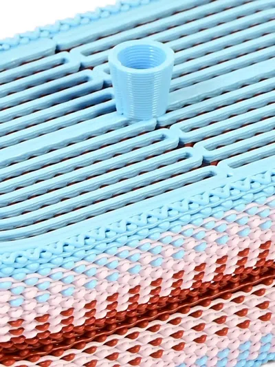 Wontek Medium Weave Storage Box In Blue