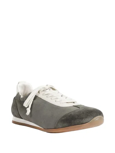 Uma Wang Low Top Sneakers Contrast Sole Pull Tab In Gray