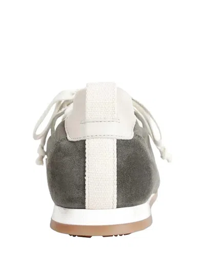 Uma Wang Low Top Sneakers Contrast Sole Pull Tab In Gray