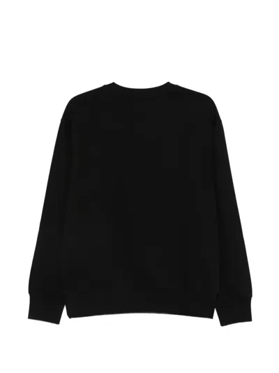 Evisu Logo-patch Sweatshirt In Black