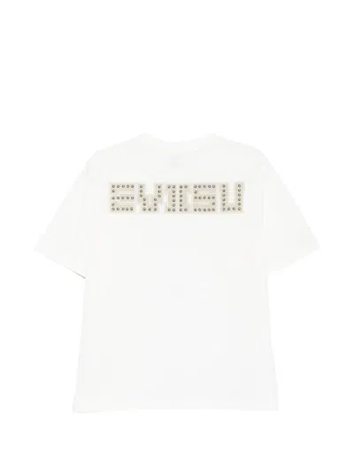 Evisu Stud-embellished T-shirt In White