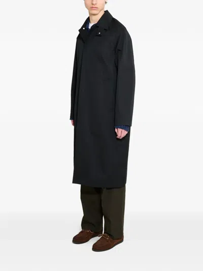 Sunflower Raglan Coat In Black