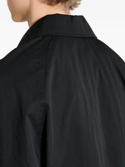 Sunflower Raglan Coat In Black