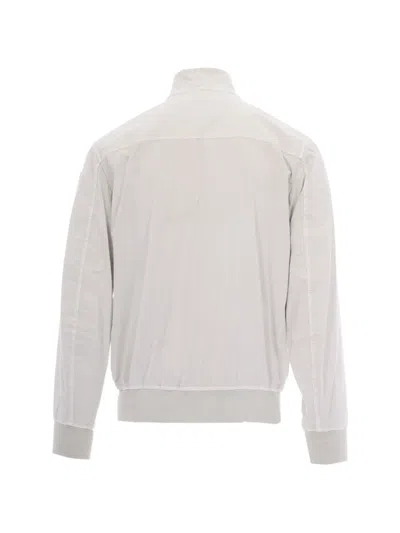 Blauer Logo-patch Zip-up Jacket In Gray