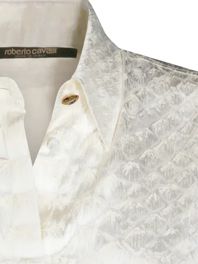 Roberto Cavalli Shirts Light And Natural In Neutral