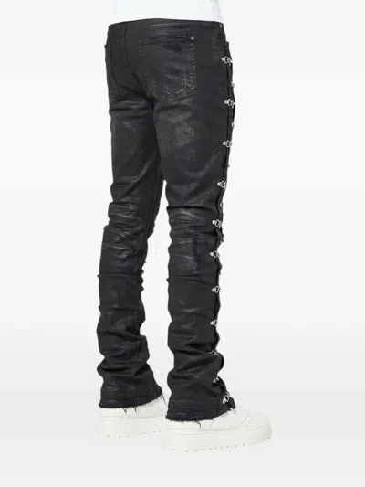 Guapi Aviation Clasp Jeans In Black