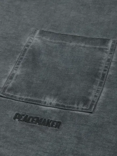 Oamc Peacemaker Touch-strap Sweater In Blue