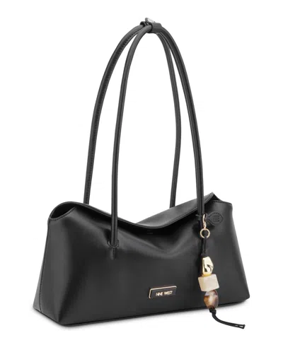 Nine West Samera Medium Shoulder Bag In Black