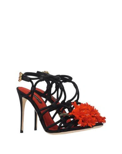 Shop Dolce & Gabbana Sandals In 黑色