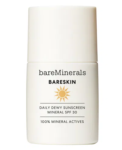 Bareminerals Bareskin Daily Dewy Sunscreen Mineral Spf 30 1 Oz. In Transparent