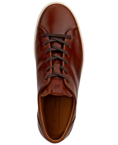 Ecco Soft 7 Premier Sneaker In Brown