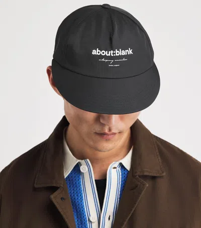 Aboutblank About:blank Box Cap In Black
