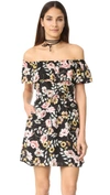 CUPCAKES AND CASHMERE TRENTON EVERLY FLORAL DRESS