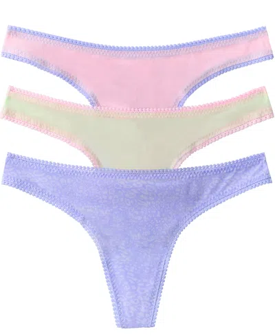 On Gossamer 3-pack Mesh Thongs