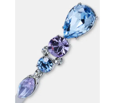 Givenchy Crystal Cuff Bracelet In Blue