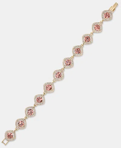 Givenchy Crystal Statement Flex Bracelet In Pink