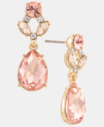 Givenchy Crystal Drop Earrings In Pink
