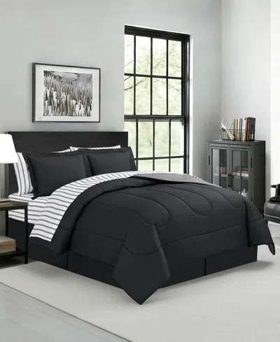 Macy's Drew Reversible 8-pc. Comforter Sets In Multi