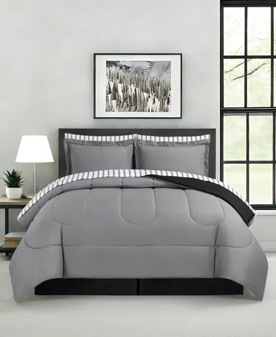 Macy's Drew Reversible 8-pc. Comforter Sets In Multi
