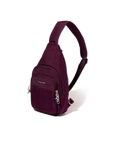 Baggallini Securtex Anti-theft Daytripper Sling In Red